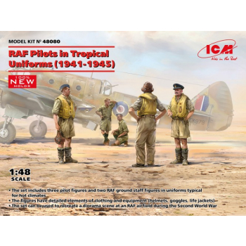 RAF PILOTS IN TROPICAL UNIFORMS 1941-45